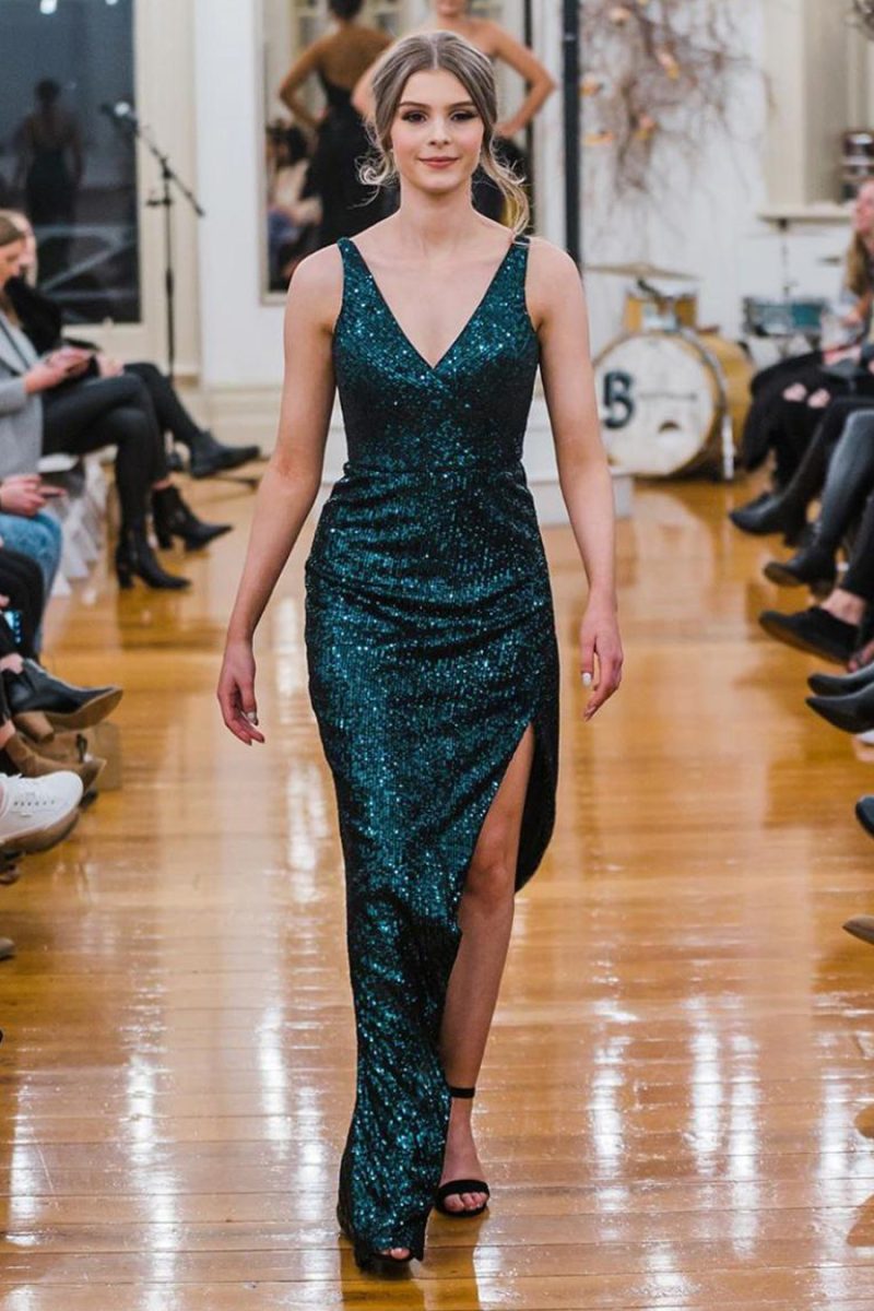 Adele Emerald Green Dress-3