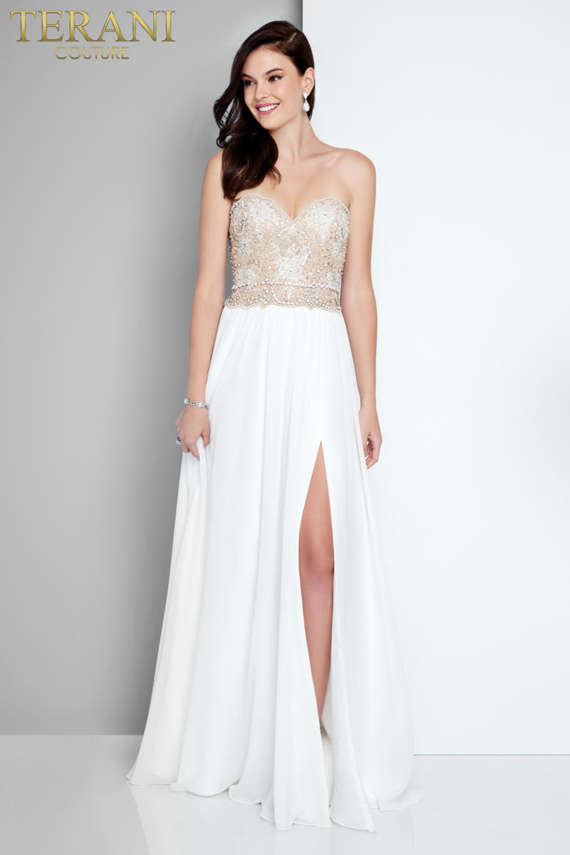Anna Beaded White Dress-1