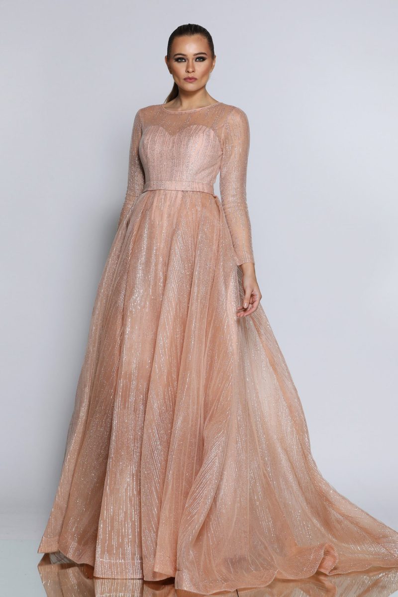 Cecilia Sleeved Gown-1