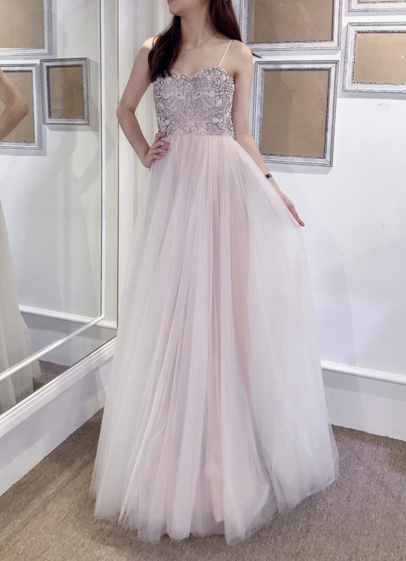 Emily Ivory Pink Gown-3