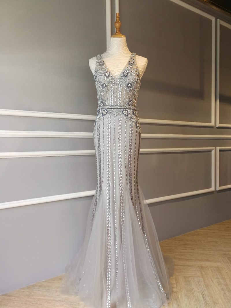 Irene Silver Gown-2