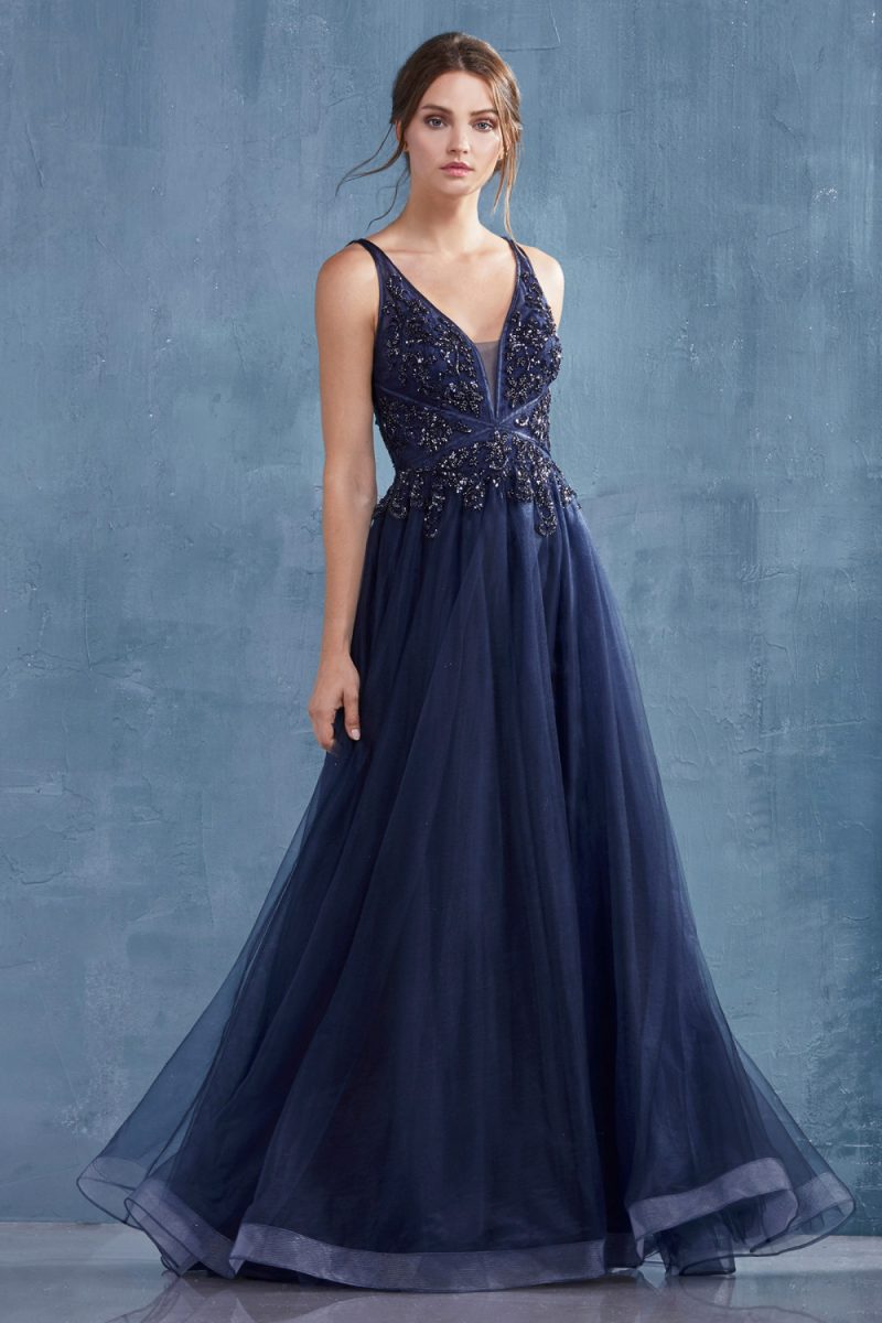 Jessica Navy Gown-1