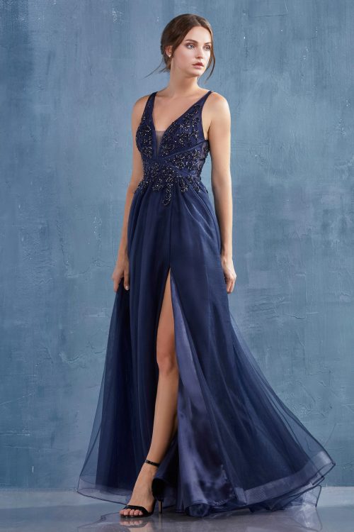 Jessica Navy Gown-2