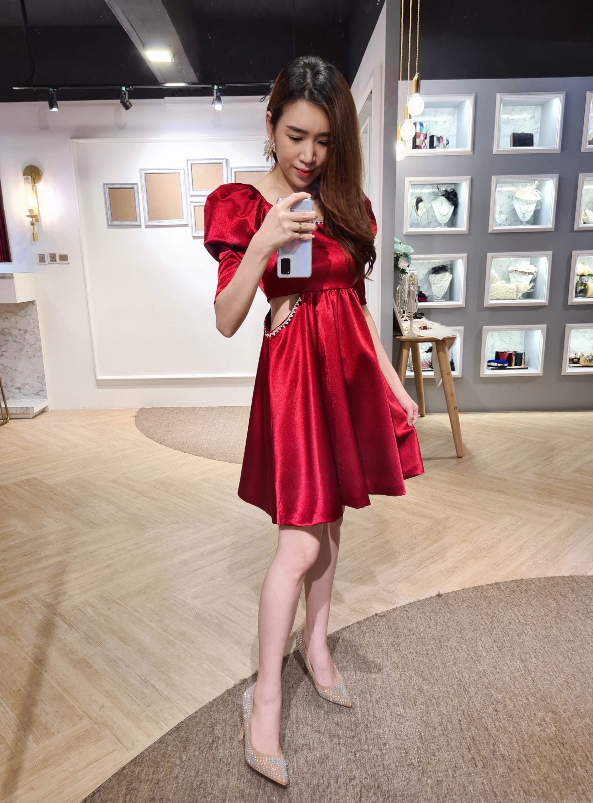 Kimberly Dress-Red-1