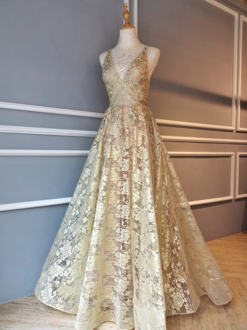 Laura Gold Gown-2