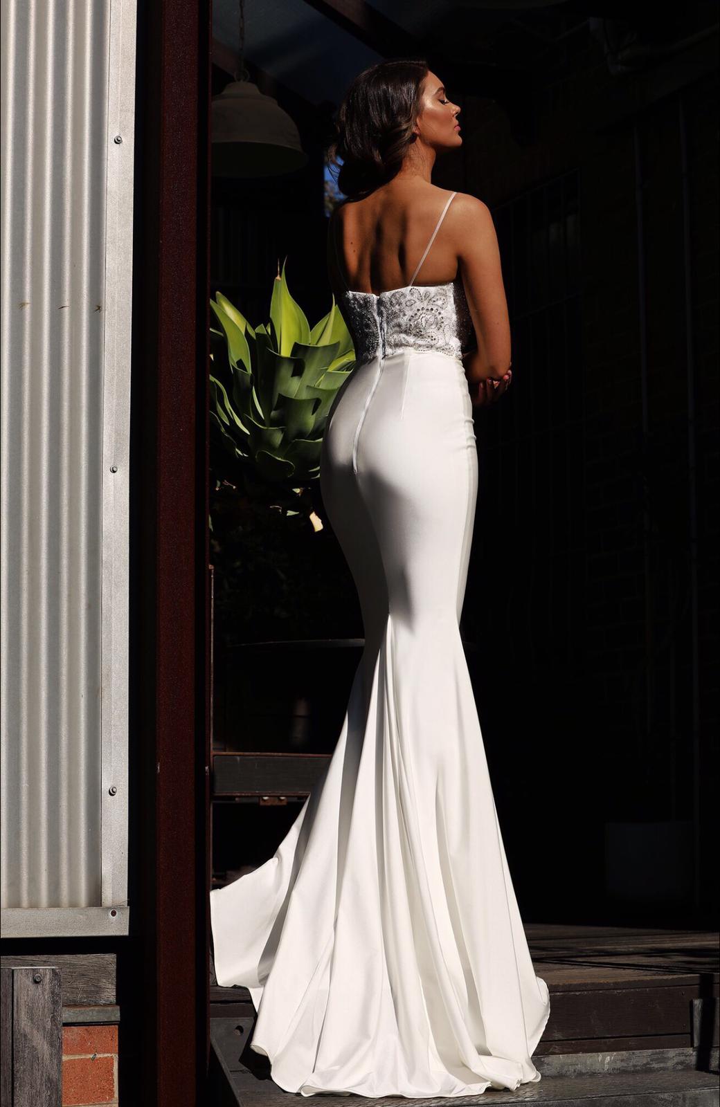 Lizette Ivory Mermaid Gown-1