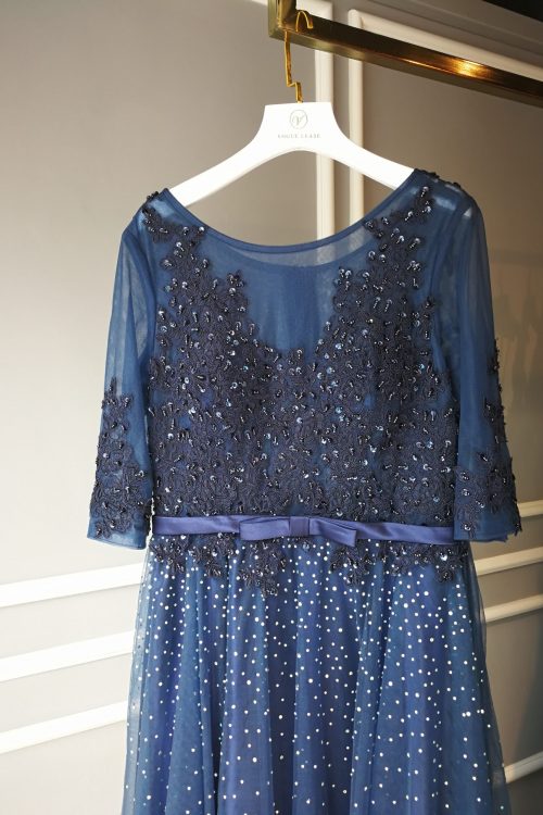 Mabel Navy Gown