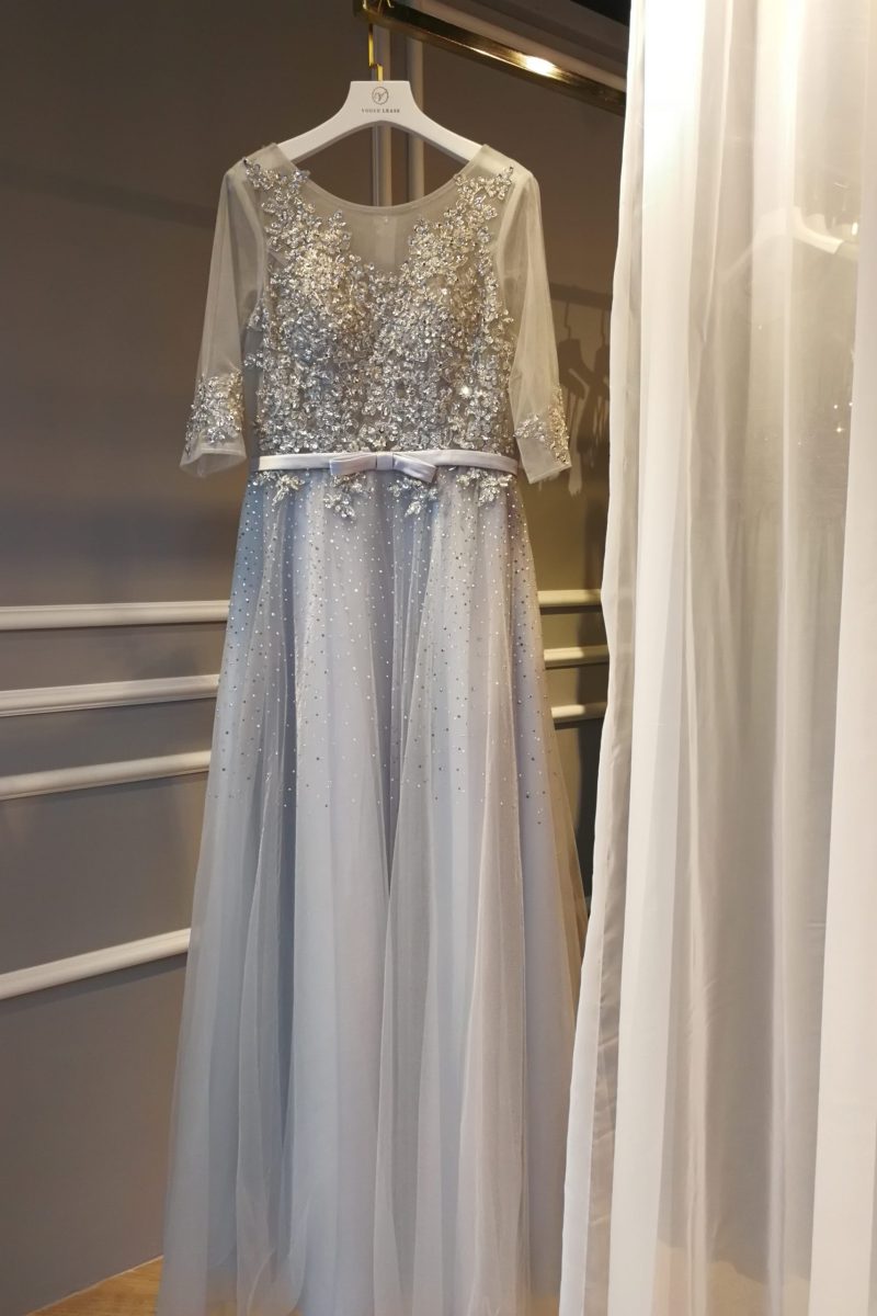 Mabel Silver Gown