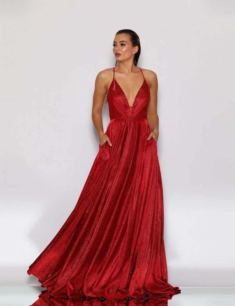 Stardust Red Gown-1
