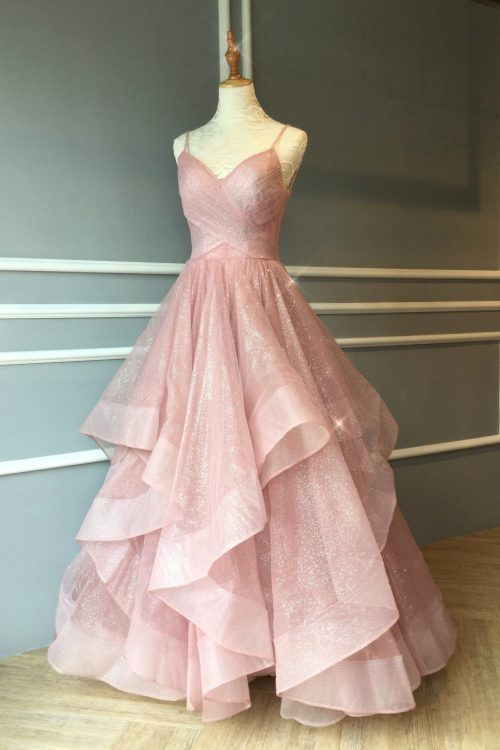 Vanessa Dusty Rose Gown-1