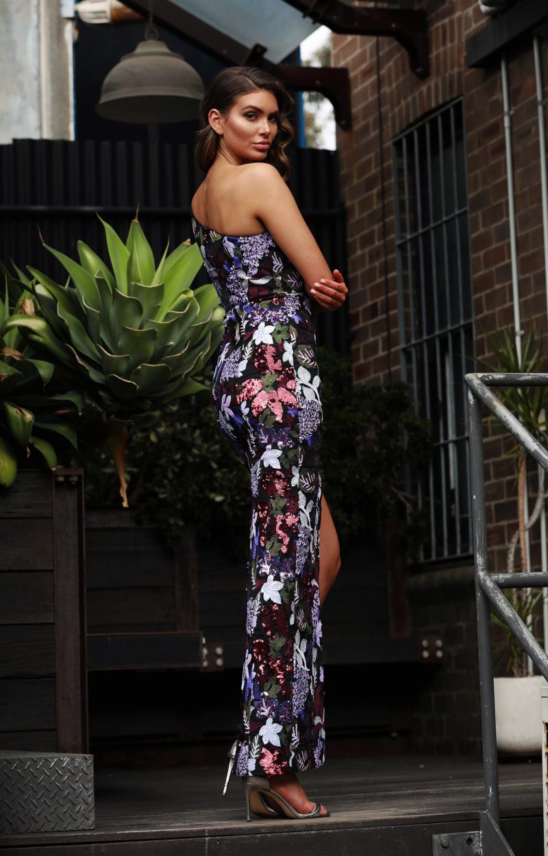 Fiorella Grape Dress - Image 3