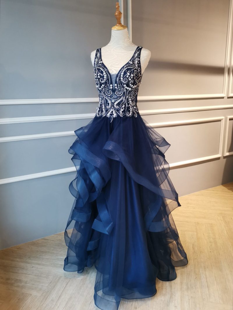 Florence Navy Gown