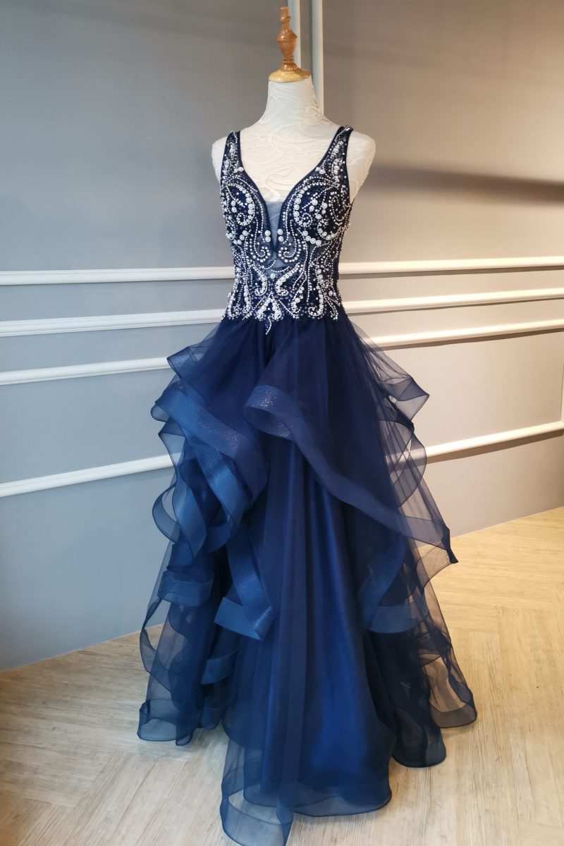 Florence Navy Gown