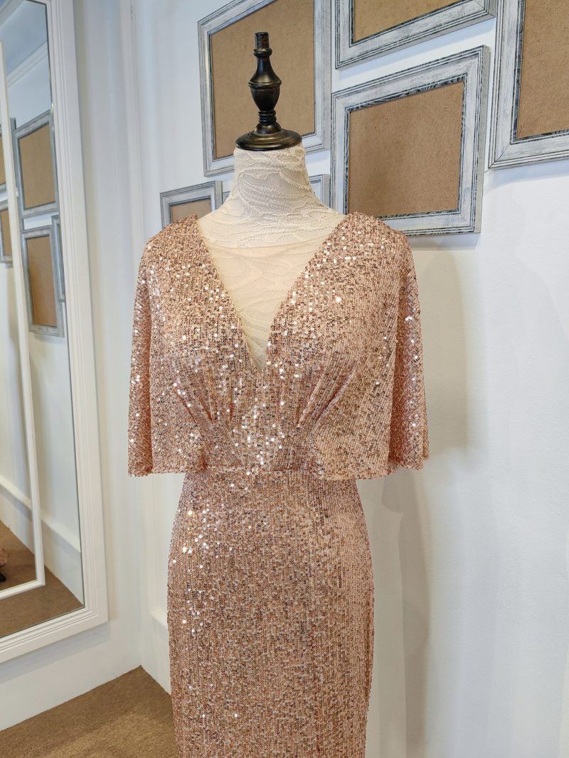 Cassie Rose Gold Gown - Image 2