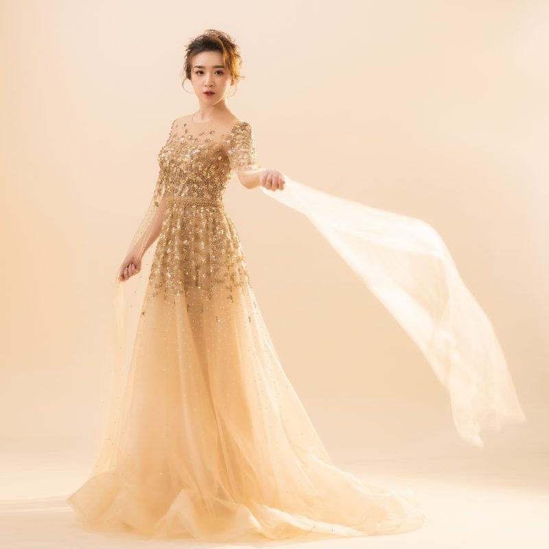 Elsa Gold Gown