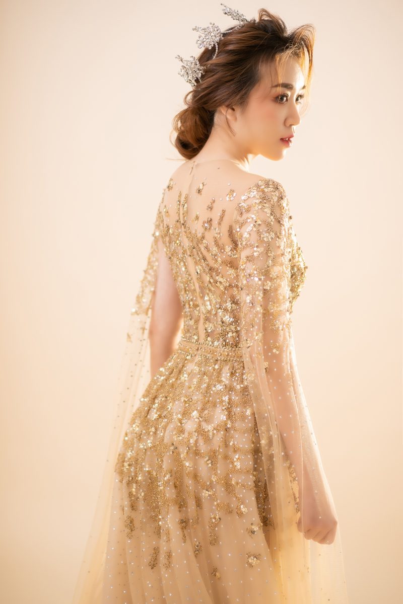 Elsa Gold Gown - Image 4