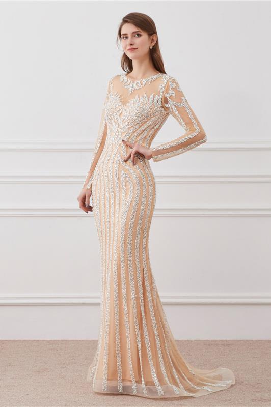 Juliet 2414 Spaghetti Straps A-line Glitter Formal Evening Gown