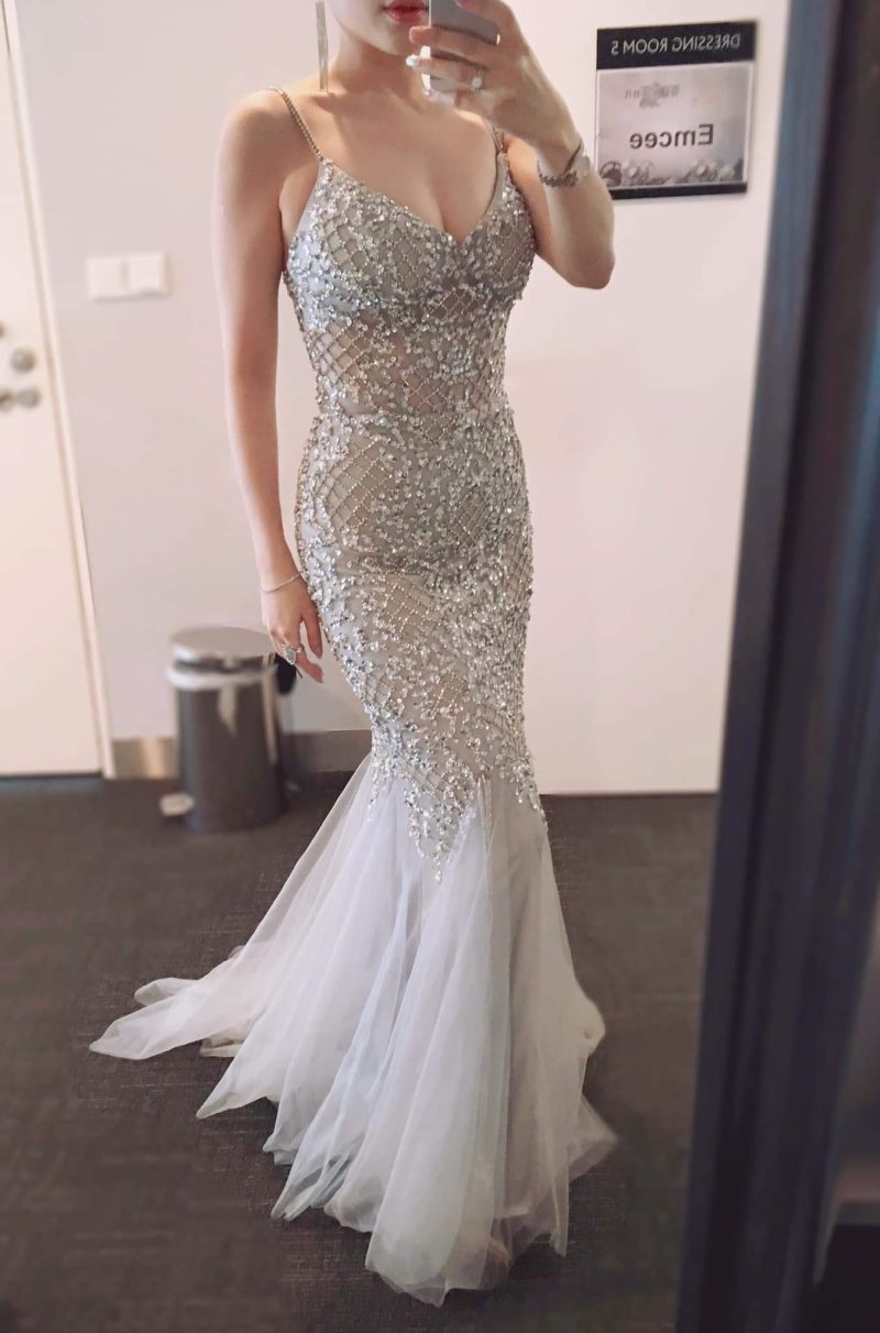 Lexi Silver Gown - Image 3