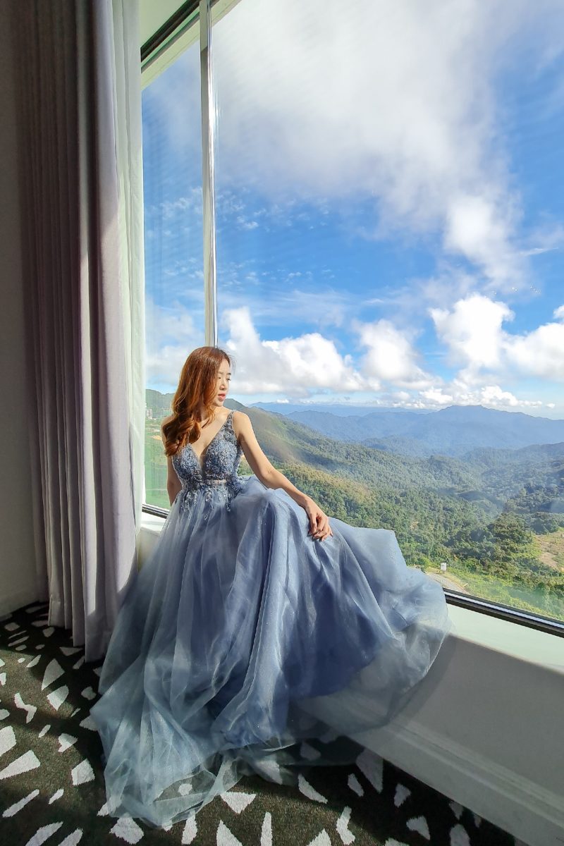 Skyla Dusty Blue Gown